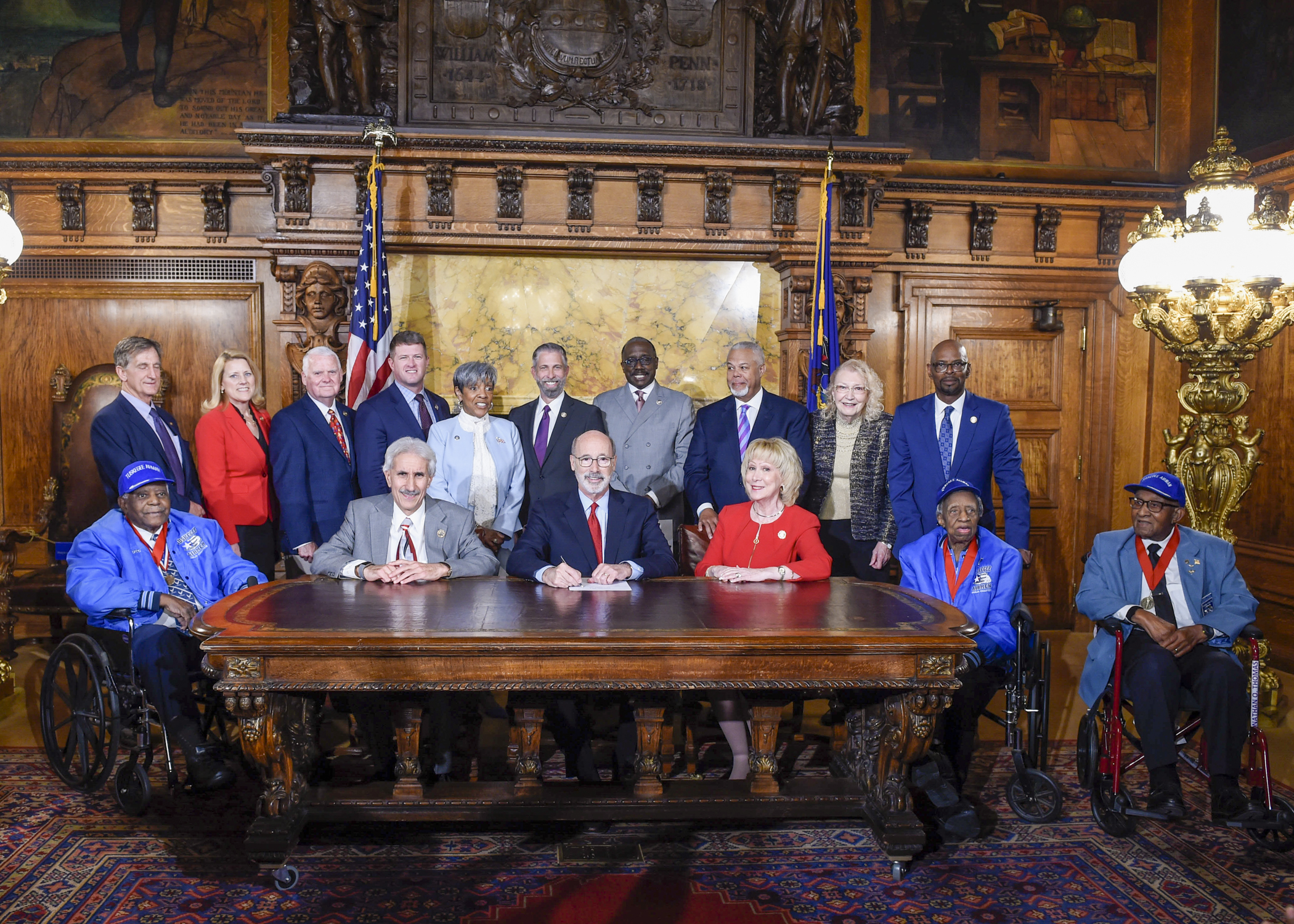 Boback Takes Part in Signing Ceremony for Her Tuskegee Airmen Commemoration Day Legislation 